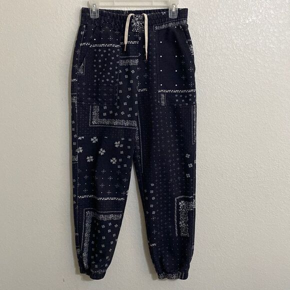 AG Women’s Bandana Print Sweatpants Size S - Picture 1 of 6